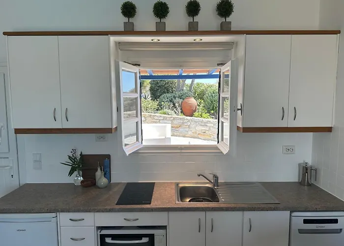 Hébergement de vacances Mit Atemberaubendem Meerblick, Privatem Pool Und Whirlpool Plage d'Aliko