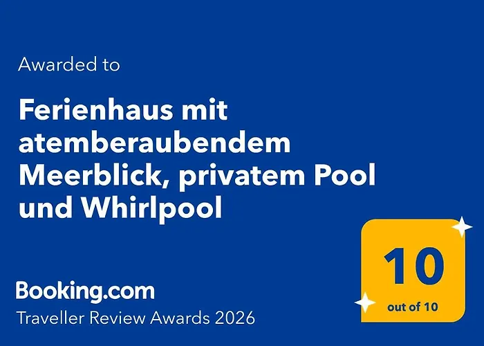 Mit Atemberaubendem Meerblick, Privatem Pool Und Whirlpool * Plage d'Aliko
